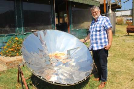 Sağlıklı Yaşam ve Bilim Köyü’nde yemekler güneş enerjisiyle pişiyor